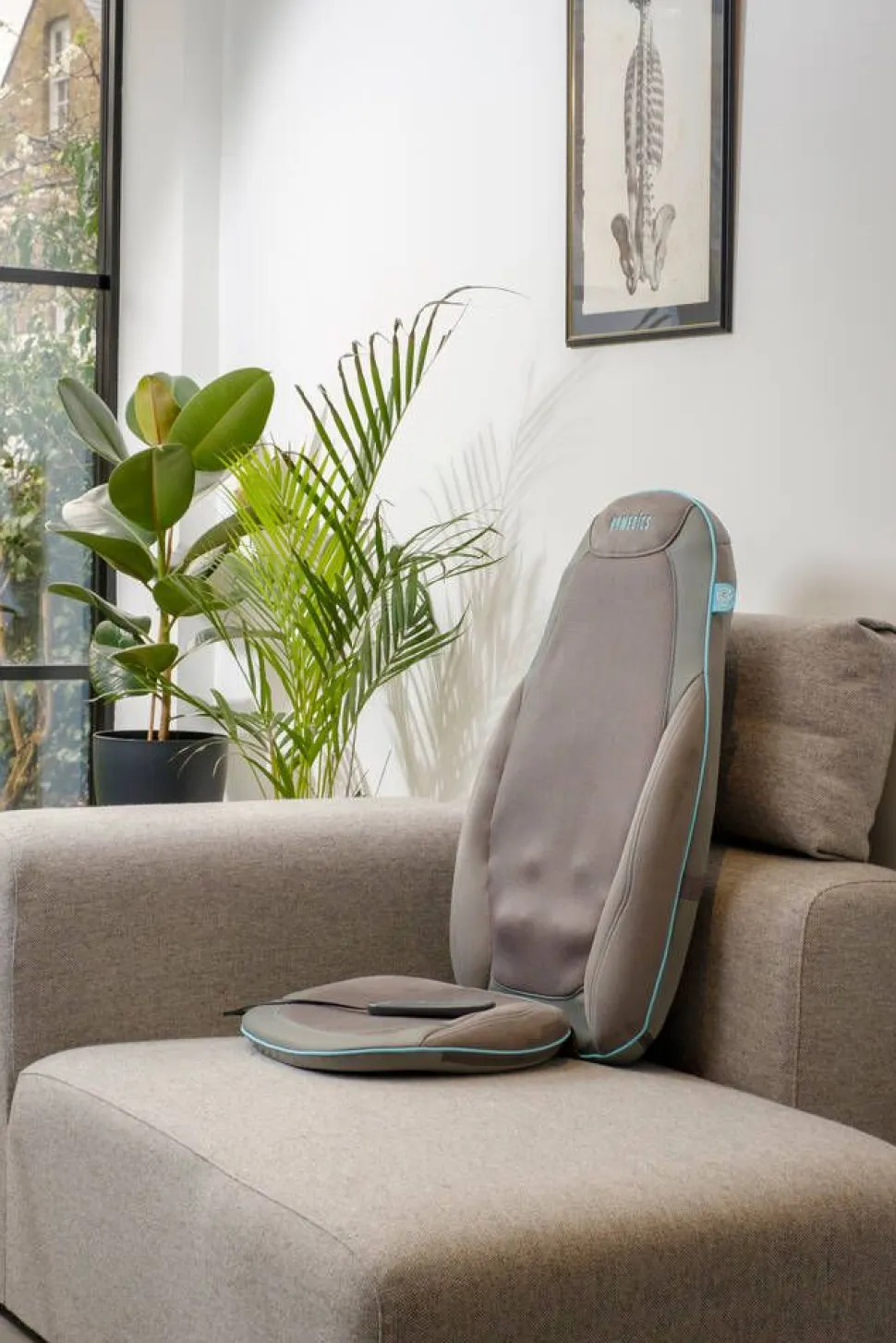 HoMedics shiatsu hierontaistuin geeli harmaa SGM-1300H-EUX