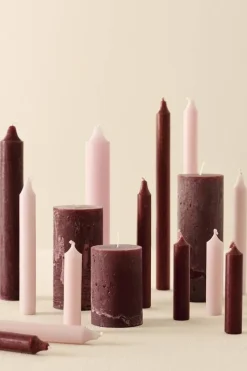 IB Laursen kynttilä 10 cm rustiikki punainen