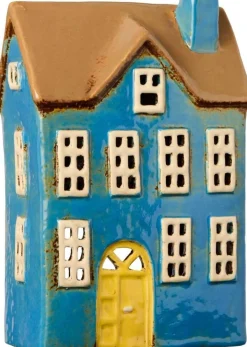 IB Laursen talolyhty Nyhavn keltainen ovi