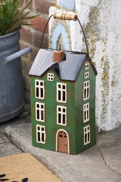 IB Laursen talolyhty Nyhavn puukahvalla ruskea ovi