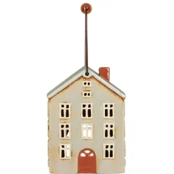 IB Laursen talolyhty Nyhavn puukahvalla ruskea ovi