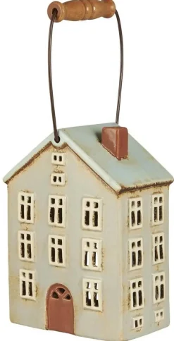 IB Laursen talolyhty Nyhavn puukahvalla ruskea ovi