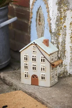 IB Laursen talolyhty Nyhavn puukahvalla ruskea ovi