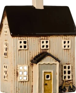 IB Laursen talolyhty Visby polkupyörä edessä ja musta katto