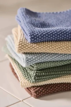 IB Laursen tiskiliina kudottu Mynte vihreä