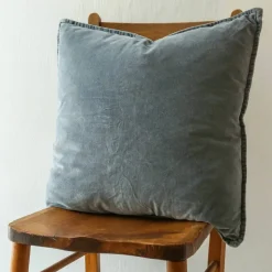 IB Laursen tyynynpäällinen sametti dusty blue
