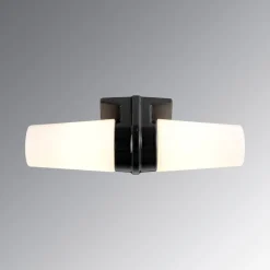 Ifö Electric Bernadotte keittiö/kylpyhuonevalaisin musta, 2x40W