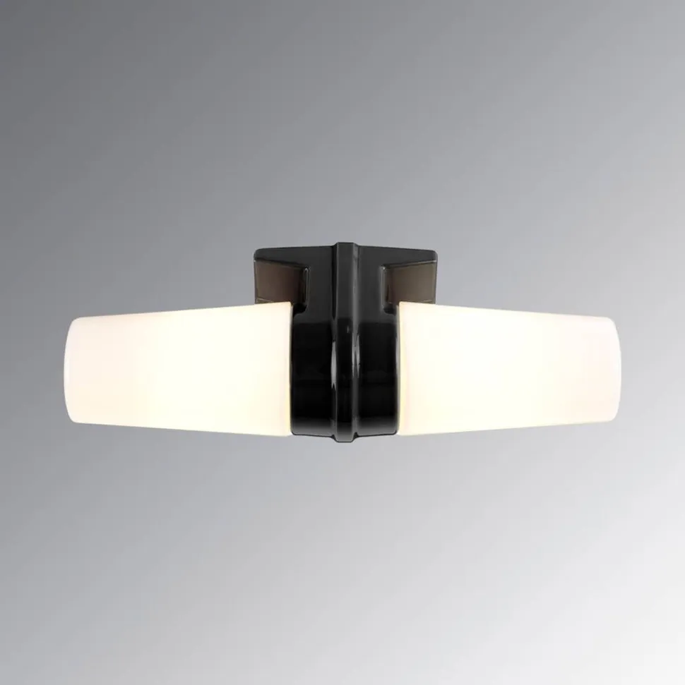 Ifö Electric Bernadotte keittiö/kylpyhuonevalaisin musta, 2x40W