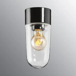 Ifö Electric Classic valaisin tallikuvulla, musta