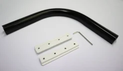 Ihanin D-verhokiskon kulma musta 20 x 20 cm