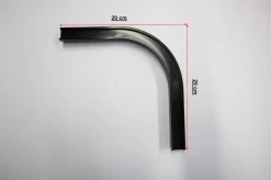 Ihanin D-verhokiskon kulma musta 20 x 20 cm