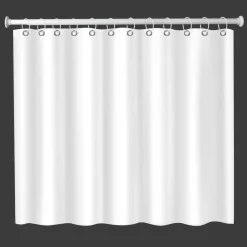 Ihanin suihkuverhotanko 75-125 cm valkoinen