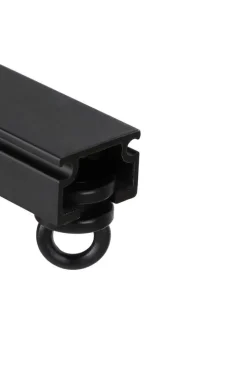 Ihanin verhokiskon pyöröliuku musta 20 kpl