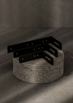 Ihanin verhokiskon seinäkannakkeet M musta 2 kpl