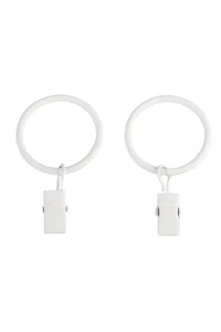 Ihanin verhorenkaat 32/38 mm nipistimellä mattavalkoinen