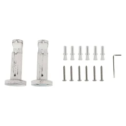 Ihanin verhotangon kannakkeet 19 mm valkokulta