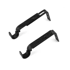 Ihanin verhotangon kannakkeet 19 mm mustakulta