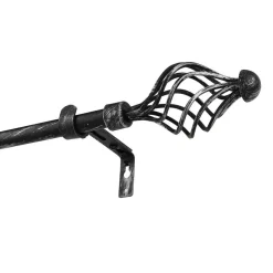 Ihanin verhotangon kannakkeet 19 mm mustakulta