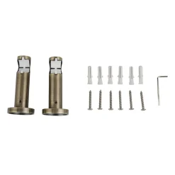 Ihanin verhotangon kannakkeet 19 mm antiikkimessinki