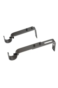 Ihanin verhotangon kannakkeet 19 mm antrasiitti