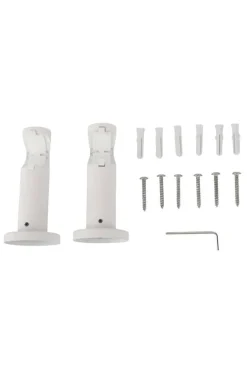 Ihanin verhotangon kannakkeet 19 mm mattavalkoinen