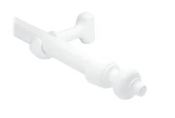 Ihanin verhotanko 200 cm puinen valkoinen