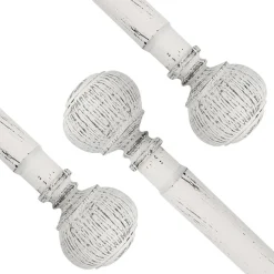 Ihanin verhotanko Amelia 160-310 cm valkokulta