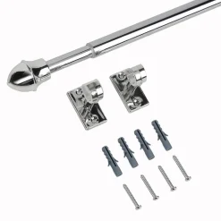 Ihanin verhotanko Cafe 125-220 cm kromi