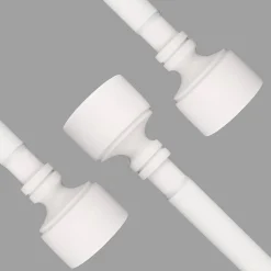 Ihanin verhotanko Matilda 160-330 cm mattavalkoinen