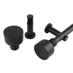 Ihanin verhotanko Matilda 160-330 cm mattamusta