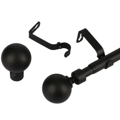 Ihanin verhotanko Mira 160-310 cm mattamusta