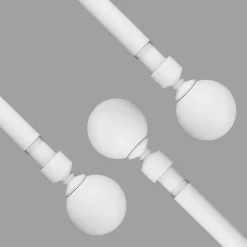 Ihanin verhotanko Mira 160-310 cm mattavalkoinen