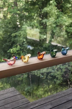 Iittala Birds by Toikka Sieppo sitruunankeltainen/kupari