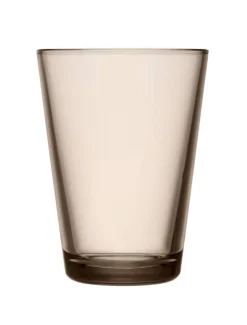 Iittala Kartio juomalasi Kartio 40 cl pellava 2 kpl/pkt 1051