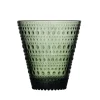 Iittala Kastehelmi juomalasi 30 cl havunvihreä 2 kpl