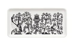 Iittala Taika lautanen Taika suorakaide 12x24 cm musta