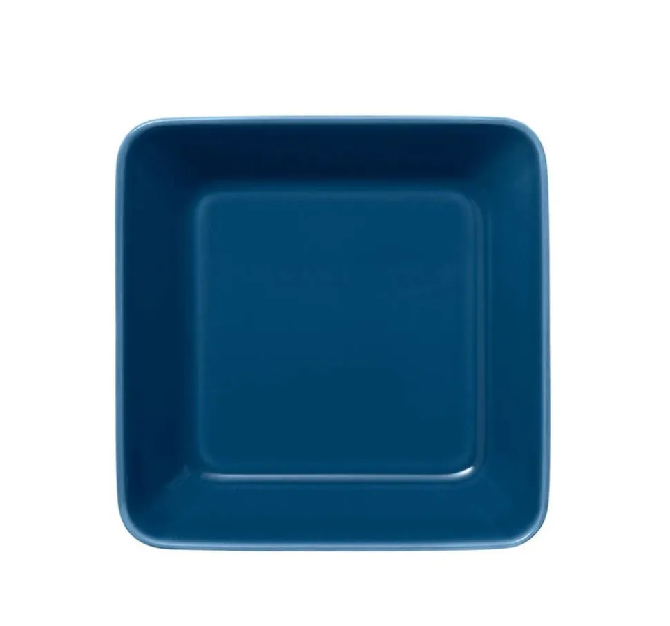 Iittala Teema vintage sininen tarjoiluvati 16x16 cm