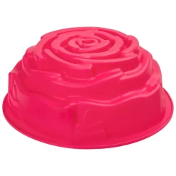 Iloleipuri ruusuvuoka 23 cm silikonia pinkki