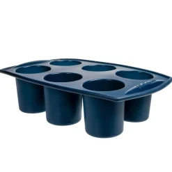 Iloleipuri syvä vuoka 6 kupin sininen