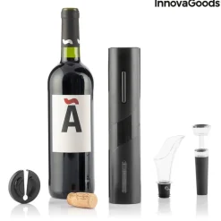 InnovaGoods sähköinen korkkiruuvi lisätarvikkeilla