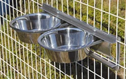 Jämpti kääntyvä kuppiteline verkkotarhaan 2 x 2,8 L