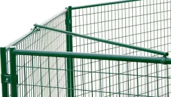 Jämpti kulmatuki Pro-tarhaan maalattu ruskea