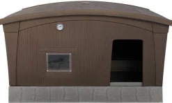 Jämpti lämpöeristetty koirankoppi ruskea