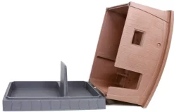 Jämpti lämpöeristetty koirankoppi ruskea