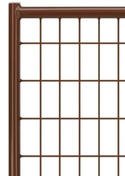 Jämpti MEDI ovielementti ruskea, lev. 200 cm, kork. 185 cm