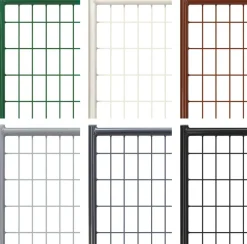 Jämpti MINI ovielementti valkoinen, lev. 200 cm, kork. 115 cm