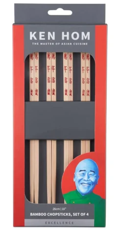 Ken Hom syömäpuikot bambua 4 paria