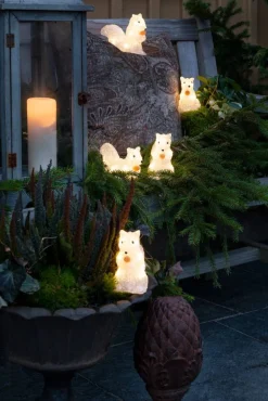 Konstsmide akryylivalosarja Oravat 5 kpl/setti 40 x LED