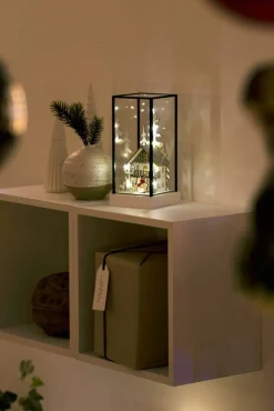 Konstsmide lasilyhty 10 x LED paristo- ja USB-käyttöinen