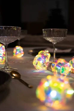 Konstsmide paristovalosarja 10-os. timanttipallot